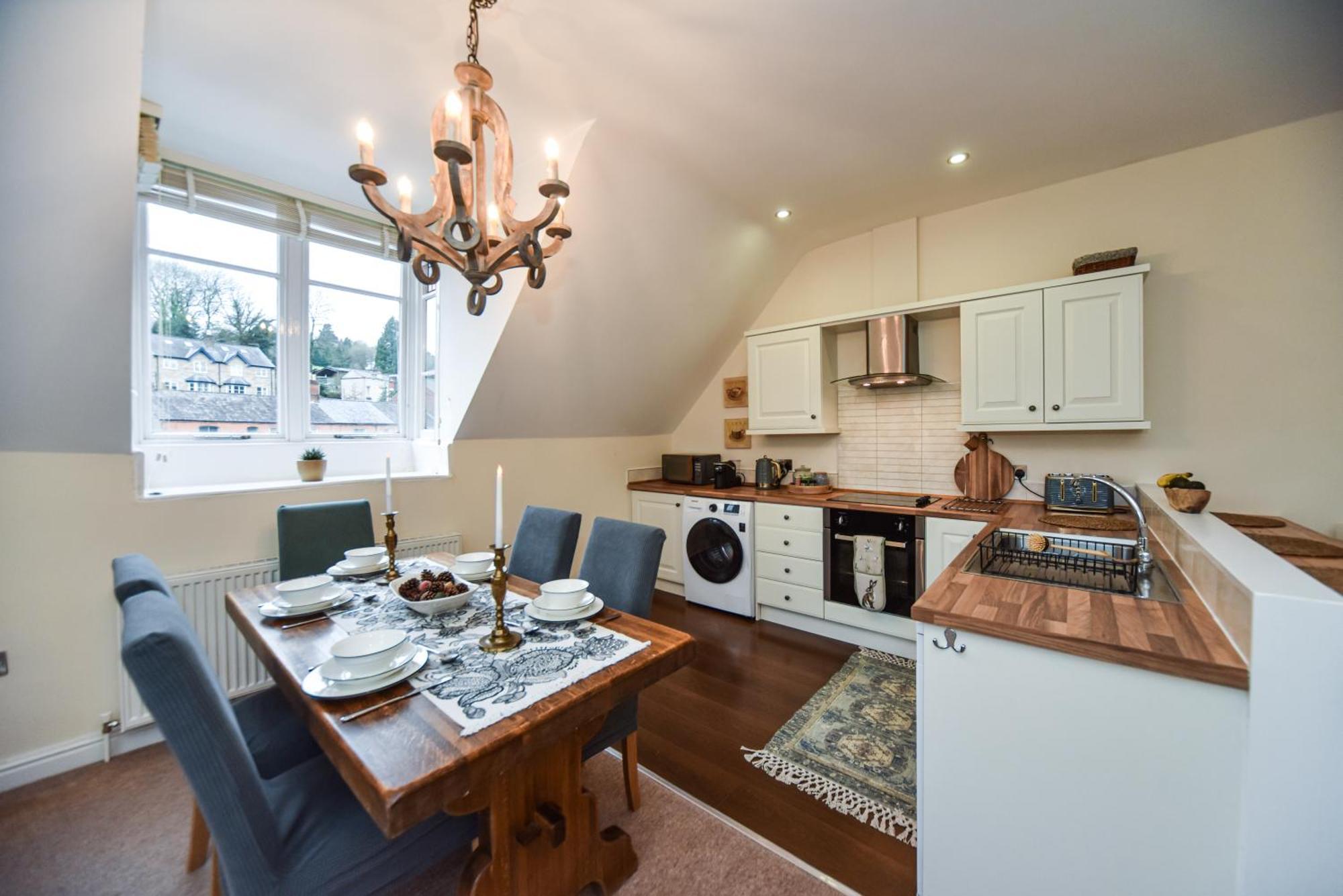 Top Floor Double En-Suite Br Apartment Central Matlock มัทล็อก ภายนอก รูปภาพ